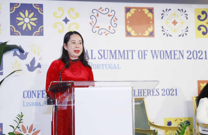 Hình ảnh đoàn đại biểu Việt Nam dự hội nghị thượng đỉnh phụ nữ toàn cầu - Ảnh 1.