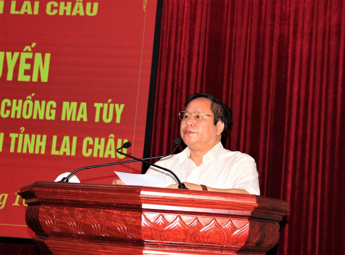 Ông Tống Thanh Hải - Phó Chủ tịch UBND tỉnh Lai Châu phát biểu tại Hội nghị