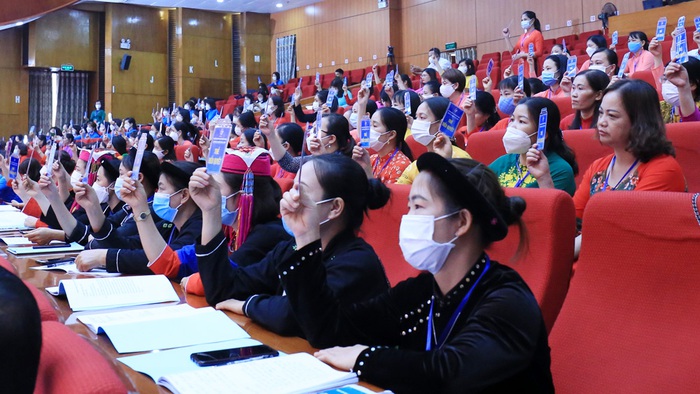 Bà Ngụy Thị Tuyến tái đắc cử Chủ tịch Hội LHPN tỉnh Bắc Giang nhiệm kỳ 2021-2026 - Ảnh 2.