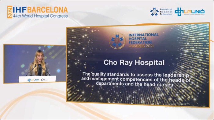 Bệnh viện Chợ Rẫy được vinh danh tại hai giải thưởng của Liên đoàn Bệnh viện Quốc tế năm 2021 - Ảnh 1.