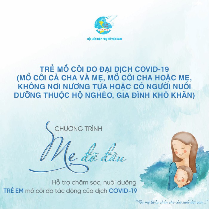 Hưởng ứng Chương trình &quot;Mẹ đỡ đầu&quot; hỗ trợ, chăm sóc trẻ em mồ côi vì Covid-19 - Ảnh 7.