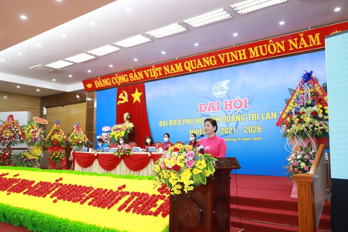 Bà Trần Thị Thanh Hà tiếp tục được tín nhiệm bầu giữ chức Chủ tịch Hội LHPN tỉnh Quảng Trị nhiệm kỳ 2021 - 2026. - Ảnh 2.