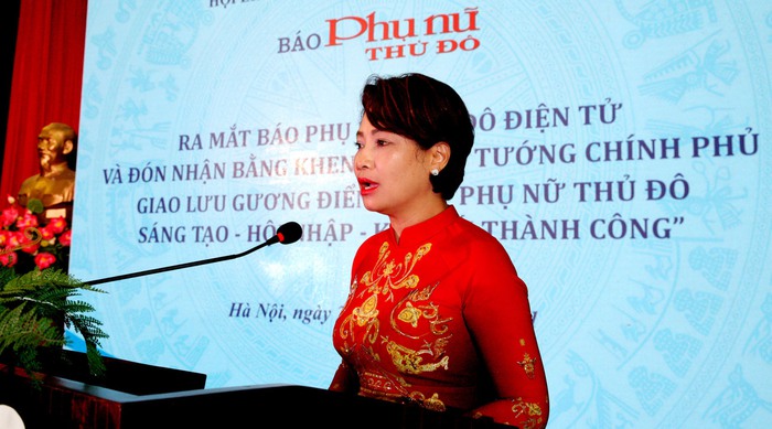 Báo Phụ nữ Thủ đô ra mắt báo điện tử, đón nhận Bằng khen của Thủ tướng - Ảnh 3.