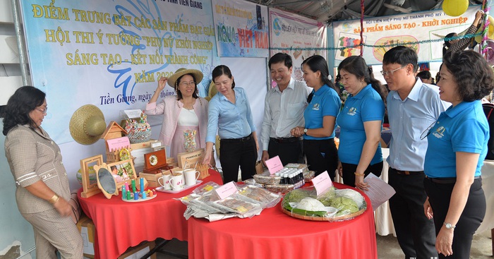 Tiền Giang: Tăng cường hỗ trợ phụ nữ khởi nghiệp vượt khó mùa  dịch - Ảnh 1.