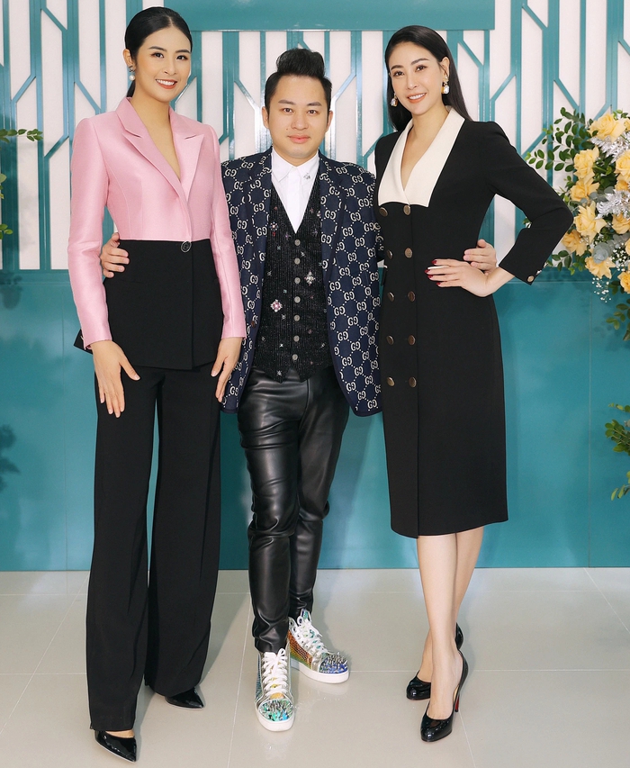 Ca sĩ Tùng Dương cùng Hoa hậu Ngọc Hân và Hà Kiều Anh