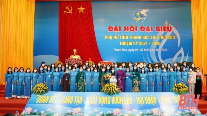 Bà Ngô Thị Hồng Hảo tái đắc cử Chủ tịch Hội LHPN tỉnh Thanh Hóa nhiệm kỳ 2021-2026 - Ảnh 1.