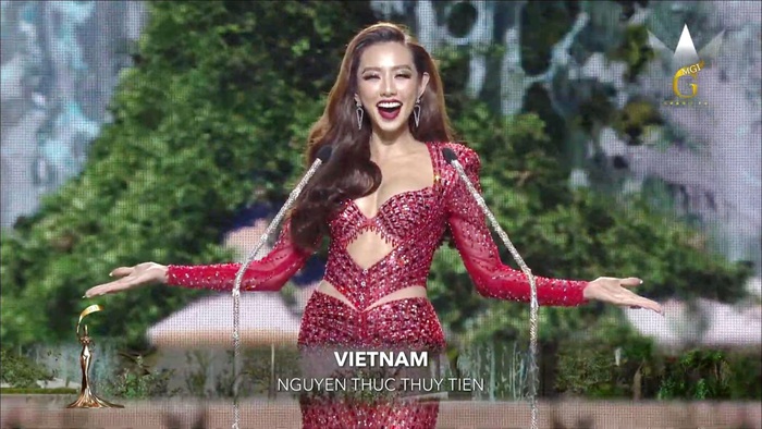 Thùy Tiên đầy thu hút trong đêm Bán kết Hoa hậu Hòa bình Quốc tế 2021 - Ảnh 2.