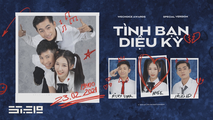 MV &quot;Tình bạn diệu kỳ&quot; có sự kết hợp của Amee với Lăng LD, Ricky Star