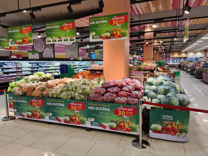 Chuỗi siêu thị AEON hỗ trợ tiêu thụ nông sản Hải Dương - Ảnh 1.