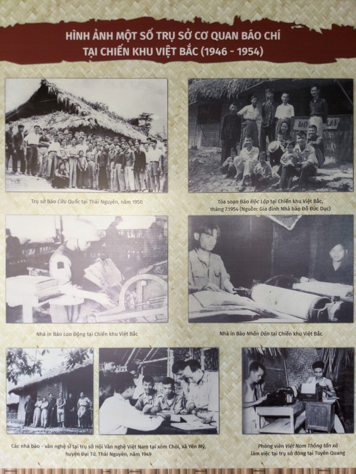 Hình ảnh một số trụ sở cơ quan báo chí tại chiến khu Việt Bắc những năm 1946 - 1954