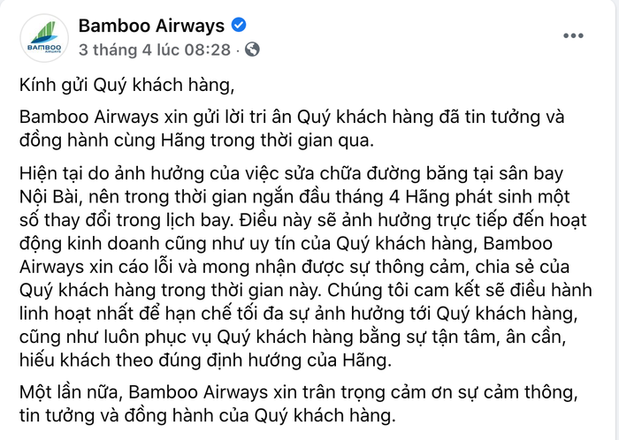 Bamboo Airways bị &quot;tuýt còi&quot; vì có dấu hiệu mở bán vé không trung thực - Ảnh 1.
