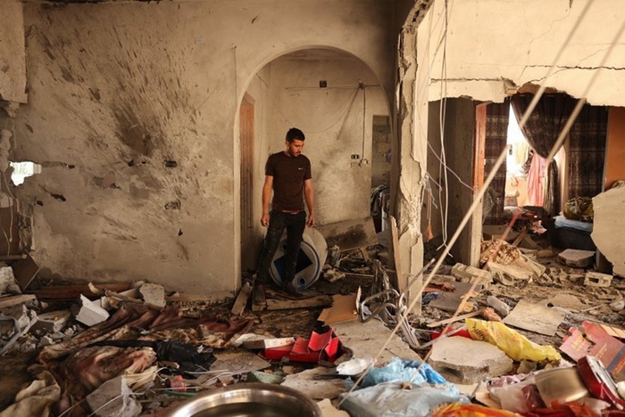 Cuộc tấn công ở Gaza giết cả gia đình người tàn tật Palestine - Ảnh 2.