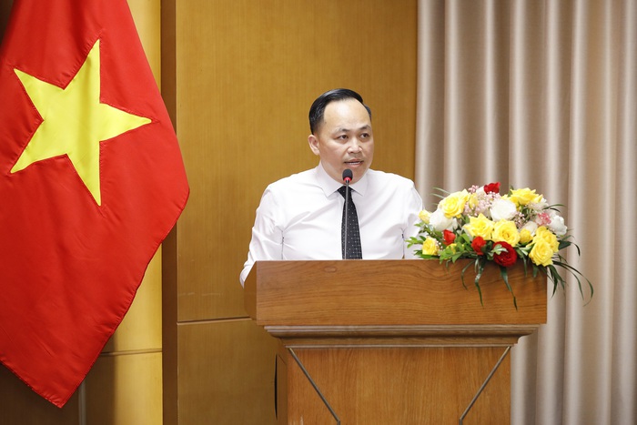 Ông Lê Trung Tuấn - Chủ tịch Hội đồng quản lý Viện PSD phát biểu tại Hội nghị
