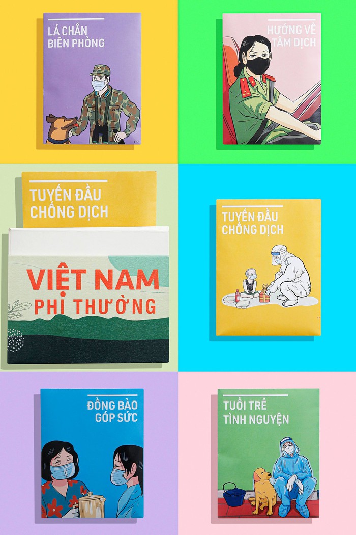 Làm hộp trà kể chuyện Việt Nam phi thường, nữ start-up tri ân tuyến đầu chống dịch - Ảnh 3.