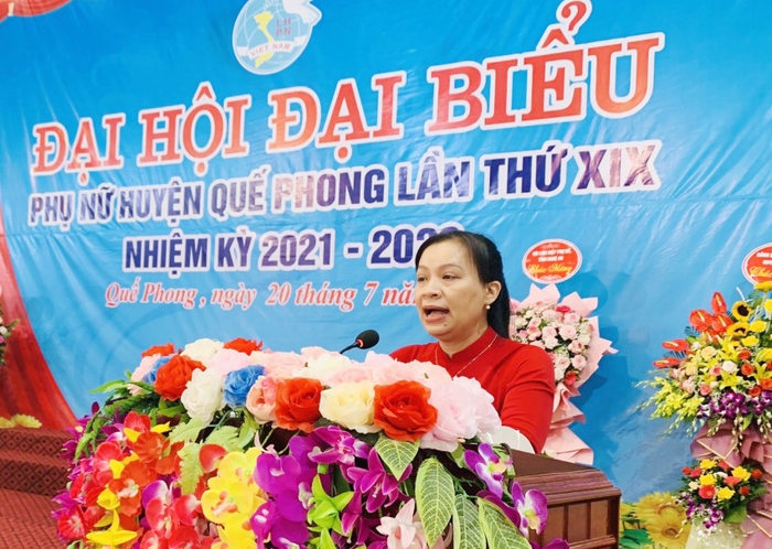Phụ nữ Quế Phong tích cực góp phần xây dựng huyện khá của vùng Tây Bắc của tỉnh Nghệ An  - Ảnh 2.