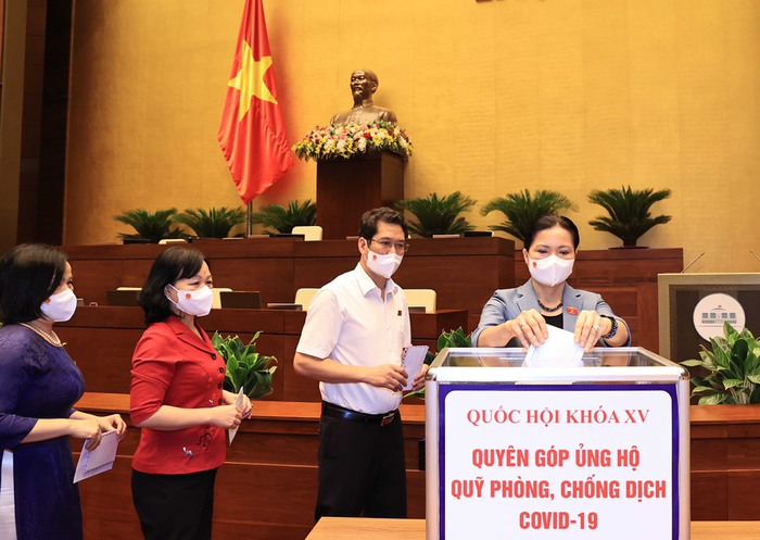 Quốc hội phát động quyên góp ủng hộ Quỹ vaccine phòng, chống dịch Covid-19 - Ảnh 1.