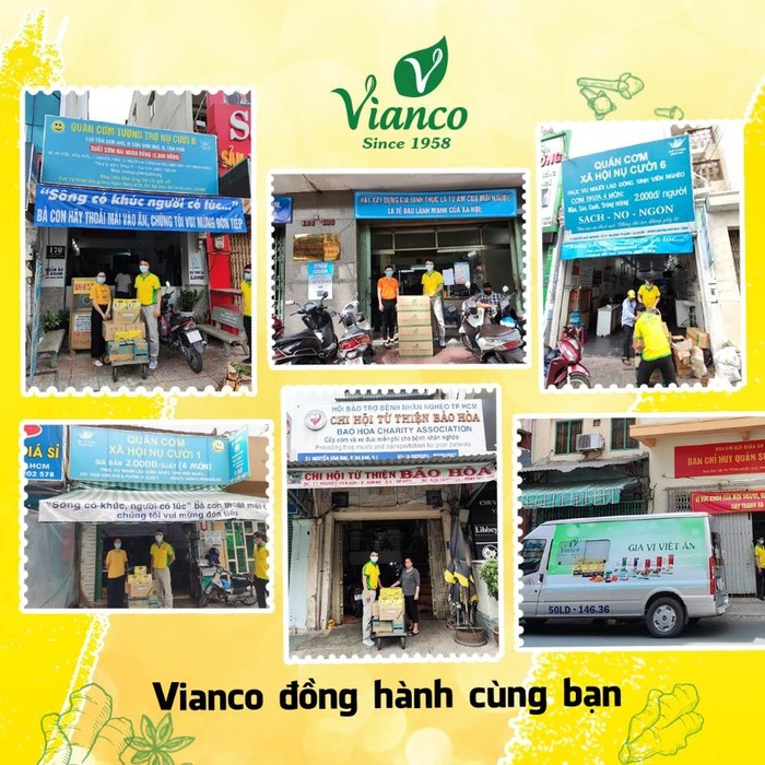Vianco tiếp sức hơn 3000 phần quà cùng cộng đồng vượt qua đại dịch - Ảnh 1.