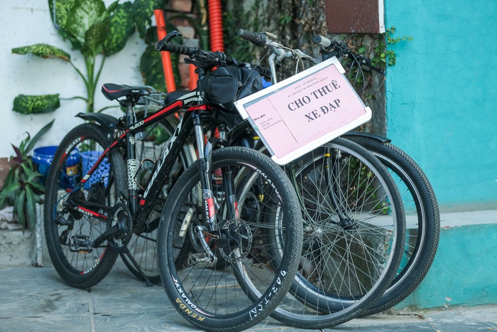 Dịch vụ cho thuê xe đạp để người dân tập thể dục ở hồ Tây kiếm tiền triệu mỗi ngày - Ảnh 5.