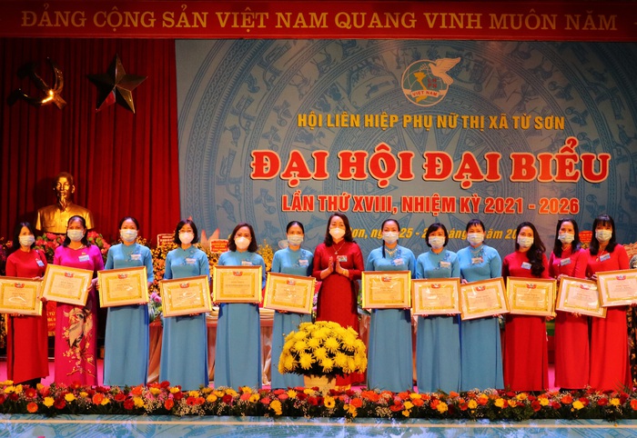 Bắc Ninh: Hoàn thành Đại hội đại biểu phụ nữ cấp huyện - Ảnh 2.