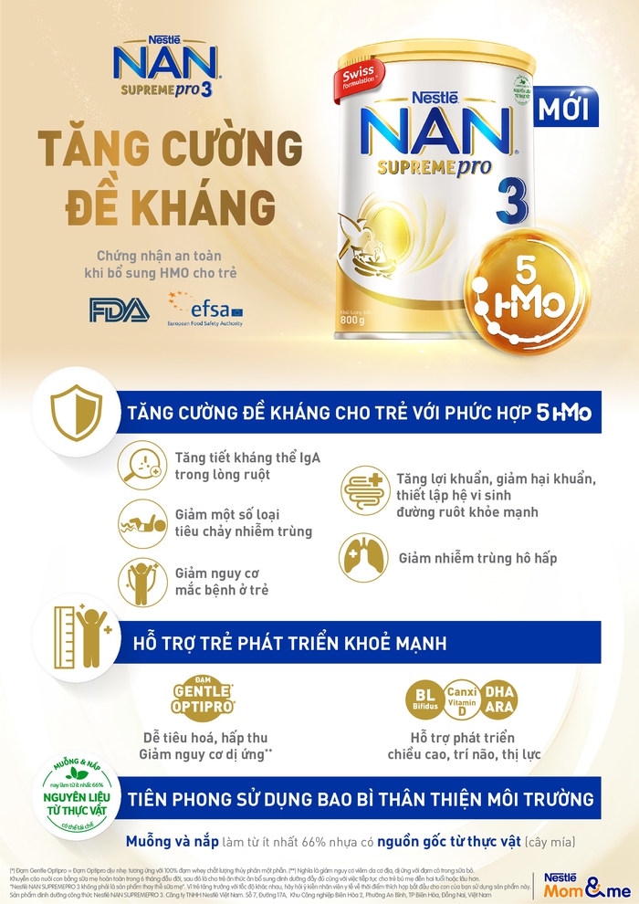 Nan Supreme Pro 3 - Sản phẩm giúp trẻ tăng cường sức đề kháng   - Ảnh 1.