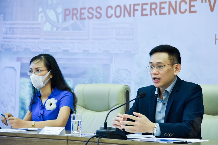 Ông Trần Quốc Khánh trong buổi họp báo online giới thiệu chương trình 