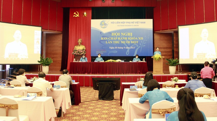 Khai mạc Hội nghị lần thứ 11, Ban Chấp hành Trung ương Hội LHPN Việt Nam khoá XII - Ảnh 1.