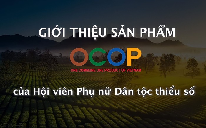 Livestream giới thiệu sản phẩm OCOP của hội viên phụ nữ dân tộc thiểu số