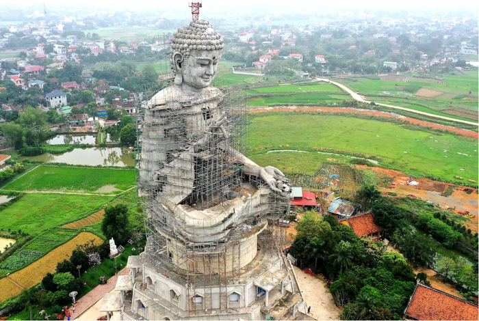 Tượng Phật lớn bậc nhất Đông Nam Á: Việt Nam có 2 pho cao bằng nhau, tương đương tòa nhà 20 tầng - Ảnh 5.