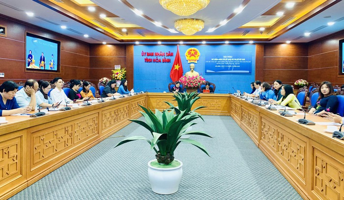 62 điểm cầu trên cả nước tham dự Hội nghị Thủ tướng Chính phủ đối thoại với Phụ nữ Việt Nam  - Ảnh 3.
