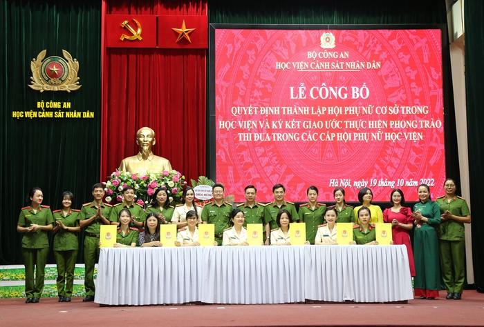 Hội Phụ nữ Học viện CSND góp phần tô thắm bảng vàng thành tích đơn vị - Ảnh 2.
