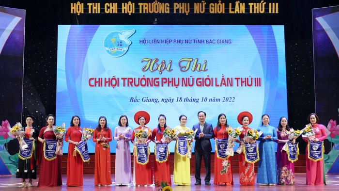 Bắc Giang: Hội thi “Chi hội trưởng phụ nữ giỏi lần thứ III” năm 2022 - Ảnh 3.