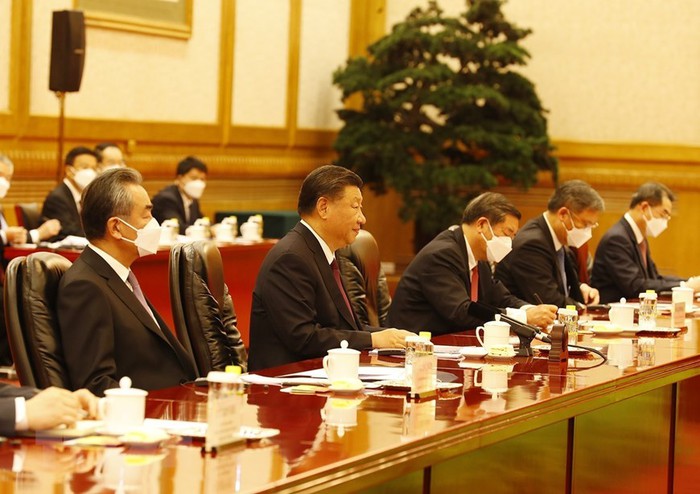 Tổng Bí thư Nguyễn Phú Trọng hội đàm với Tổng Bí thư, Chủ tịch Trung Quốc Tập Cận Bình - Ảnh 2.