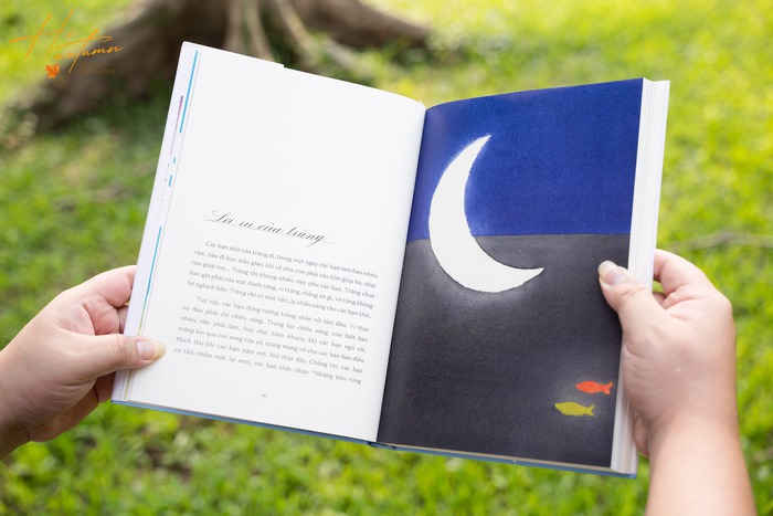 Phần minh họa của họa sĩ Vũ Xuân Hoàn trong cuốn sách &quot;Trời xanh của mỗi người&quot;