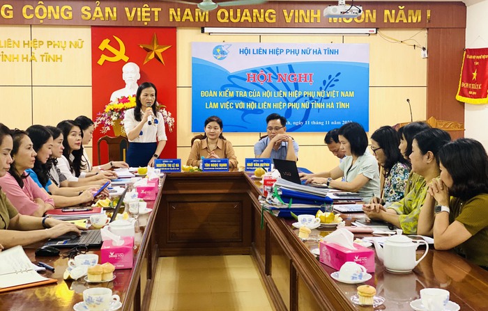 Phó Chủ tịch Trung ương Hội LHPN Việt Nam biểu dương Hội LHPN Hà Tĩnh - Ảnh 1.