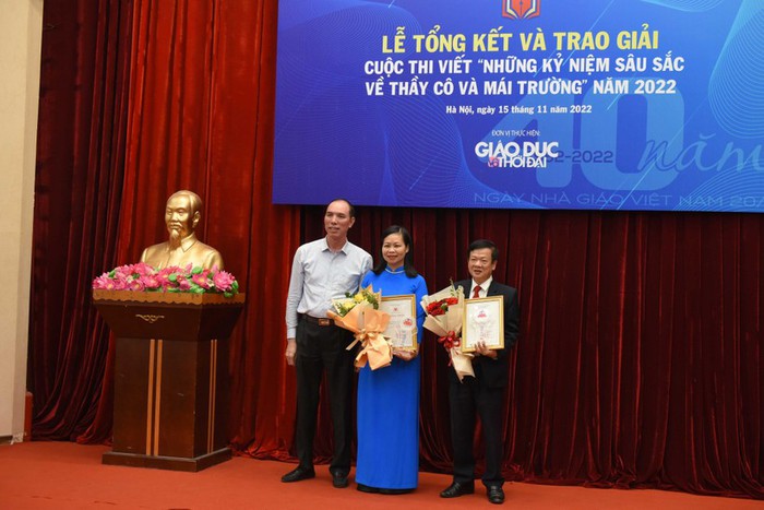 Trao giải Cuộc thi viết Những kỷ niệm sâu sắc về thầy cô và mái trường năm 2022 - Ảnh 5.