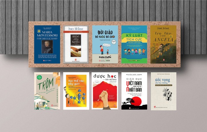 10 cuốn sách về nghề thầy do NXB Phụ nữ Việt Nam phát hành