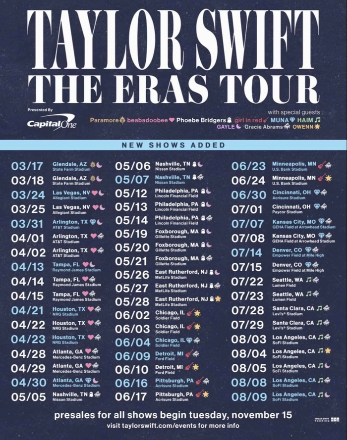 Taylor Swift “cháy vé” với tour diễn mới: 14 triệu người “xếp hàng” mua vé, đơn vị tổ chức bị Bộ Tư pháp Hoa Kỳ điều tra!  - Ảnh 1.