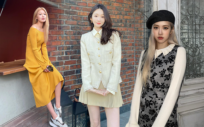 10 công thức diện váy của sao Hàn trong mùa lạnh