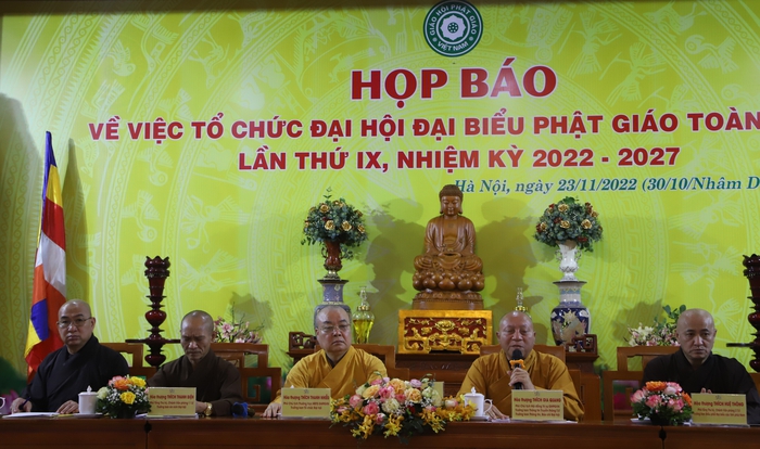 Đại hội đại biểu Phật giáo toàn quốc lần thứ IX sẽ tập trung thảo luận 12 mục tiêu, chương trình tổng quát - Ảnh 1.