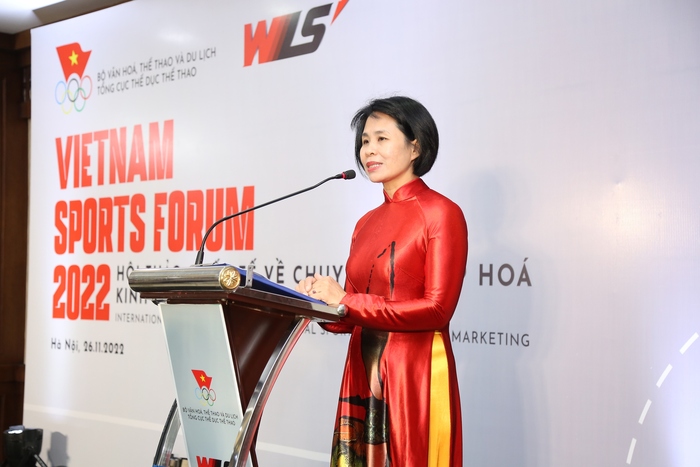 Phó Tổng cục trưởng Tổng cục Thể dục Thể thao Lê Thị Hoàng Yến