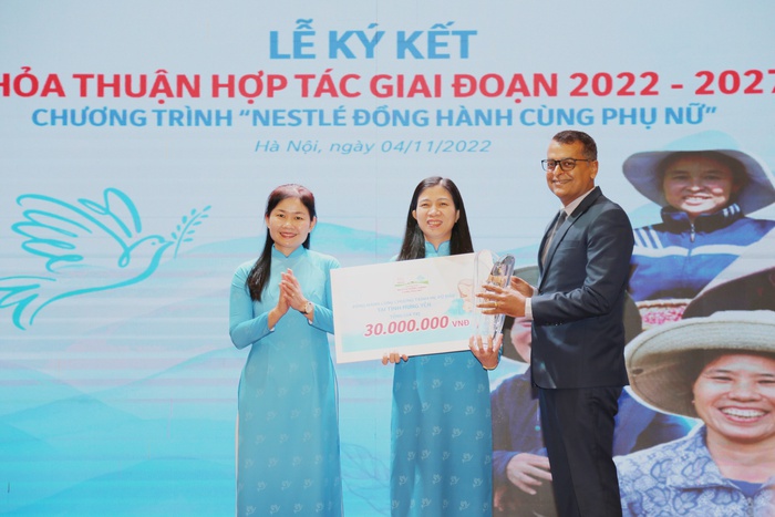  Lễ ký kết thoả thuận hợp tác giai đoạn 2022-2027  giữa Hội LHPN Việt Nam và công ty TNHH Nestlé Việt Nam - Ảnh 4.