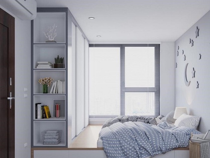 Cách cải tạo cho căn hộ 49m² từ 1 thành 2 phòng ngủ mà vẫn thoáng sáng - Ảnh 7.