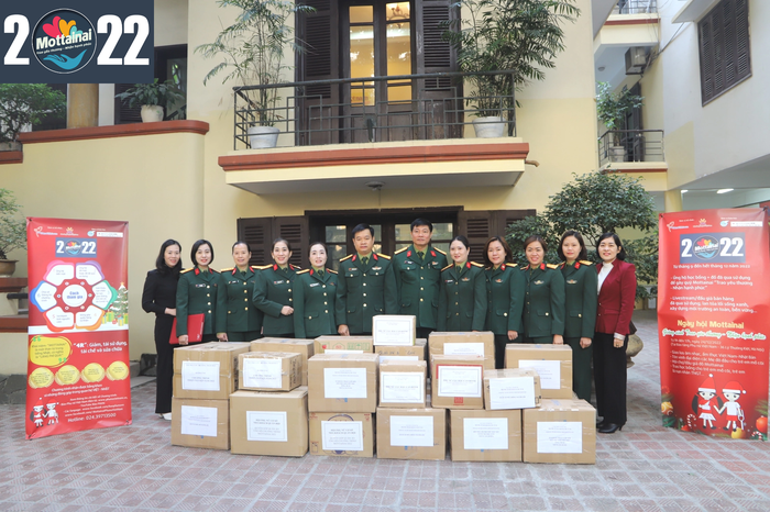 Hội Phụ nữ, Cục Hậu cần, Bộ Tổng Tham mưu Quân đội Nhân dân Việt Nam, ủng hộ Chương trình Mottainai 2022 - Ảnh 1.