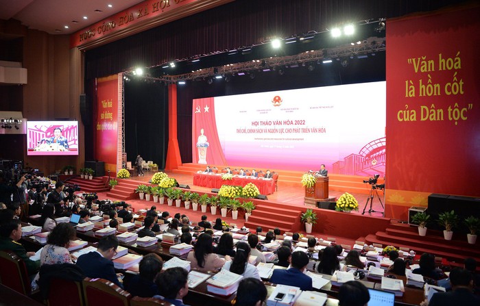 Hội thảo văn hóa 2022: Hoàn thiện thể chế, tìm giải pháp bảo tồn, phát triển văn hóa con người Việt Nam - Ảnh 3.