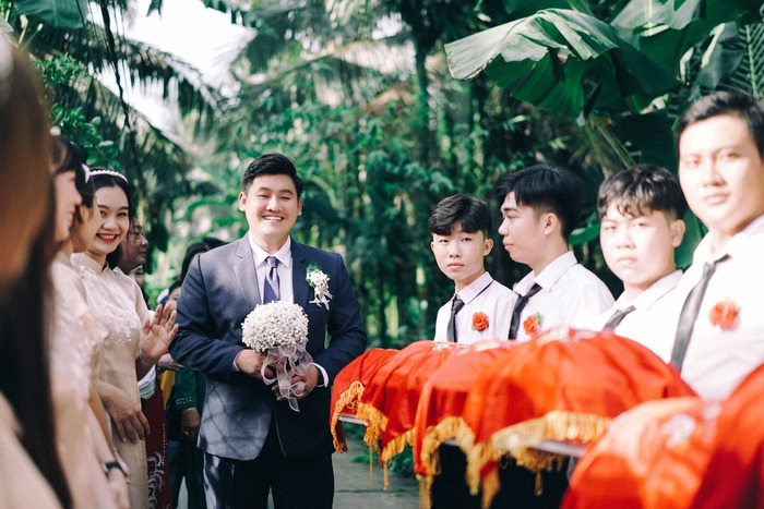 Đám cưới trong vườn dừa nước ở Trà Vinh, vừa đơn giản vừa đậm bản sắc miền Tây - Ảnh 6.