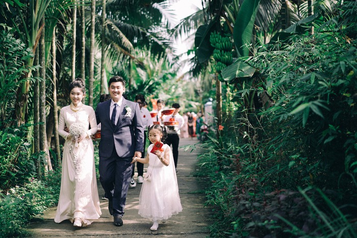Đám cưới trong vườn dừa nước ở Trà Vinh, vừa đơn giản vừa đậm bản sắc miền Tây - Ảnh 8.