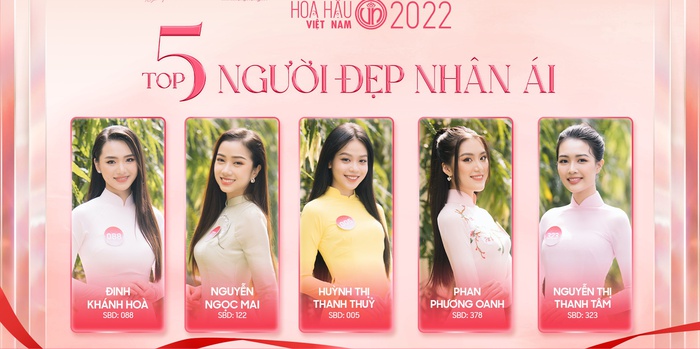 Lộ diện Top 5 Người đẹp nhân ái trước chung kết Hoa hậu Việt Nam 2022 - Ảnh 1.