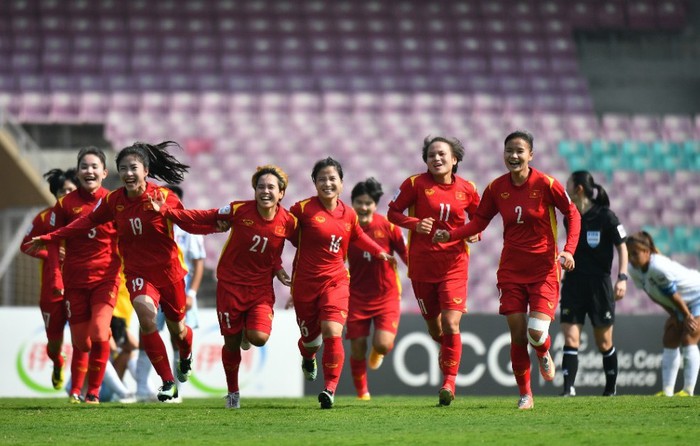 07022022nuvietnam 16442357042891184366609 - Hành trình giành vé dự World Cup của đội tuyển nữ Việt Nam: Suýt bỏ giải vì hơn 10 cầu thủ mắc Covid-19