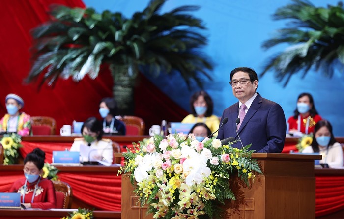 Thủ tướng Phạm Minh Chính gợi mở 5 nội dung để nâng cao hiệu quả công tác phụ nữ - Ảnh 1.