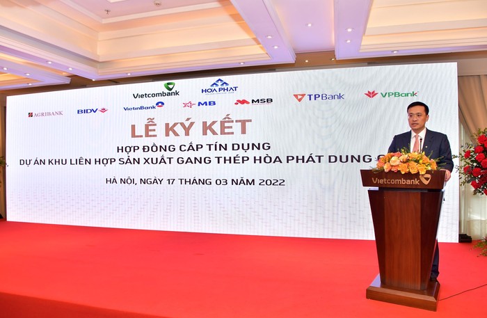 Vietcombank là đầu mối thu xếp tín dụng cho Dự án Khu liên hợp sản xuất gang thép Hòa Phát Dung Quất 2 - Ảnh 2.